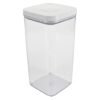 White Pet Food Storage POP Container for Easy Pouring