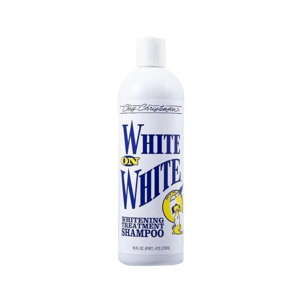 Whitening Dog Shampoo Removes Yellow and Dark Stains on All Coat Types