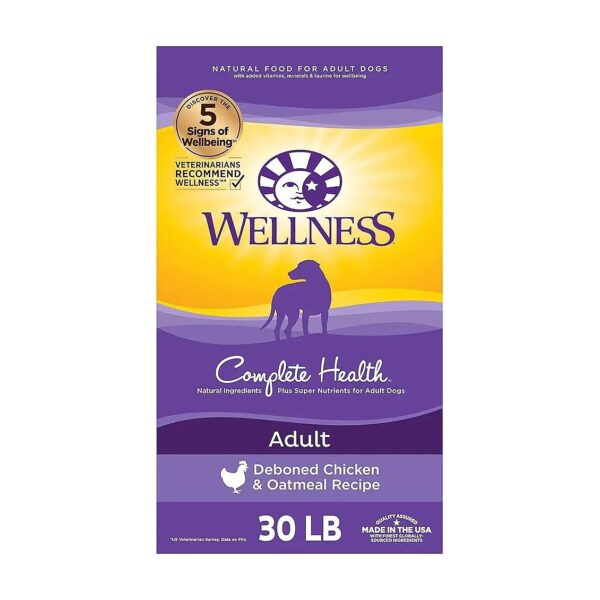 Whole Body Health Adult Dry Dog Food with Chicken and Oatmeal for Balanced Nutrition