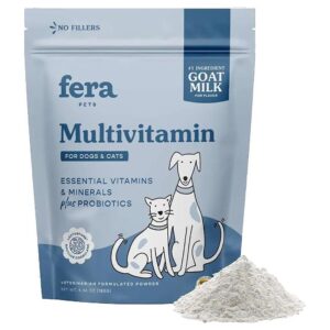 Whole Food Multivitamin Topper for Cats and Dogs with Goat Milk and Probiotics