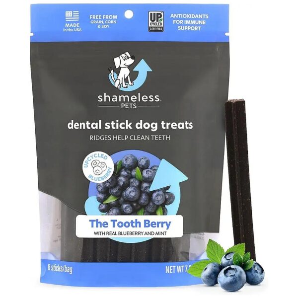 Whole Grain Free Dental Sticks for Dogs with Immune Support and Fresh Breath