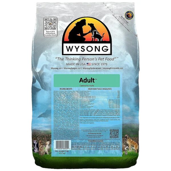 Whole Ingredient Adult Dog Dry Food with Prebiotics Probiotics and Omega-3s