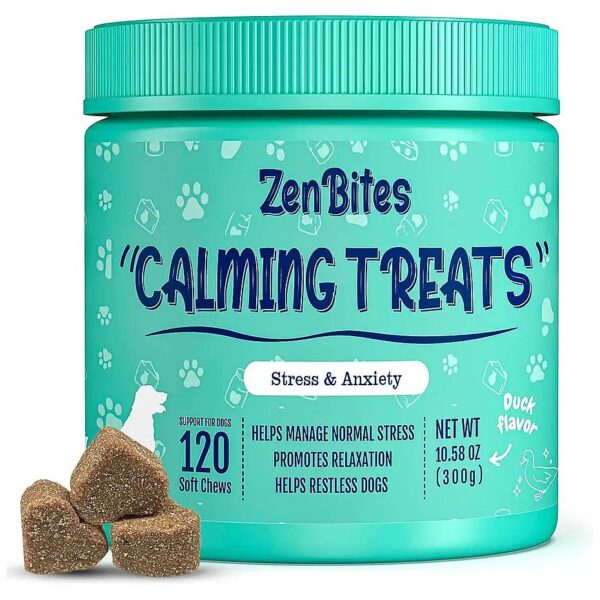 Wholesome Dog Calming Treats with Organic Ingredients for Relaxation and Anxiety Relief