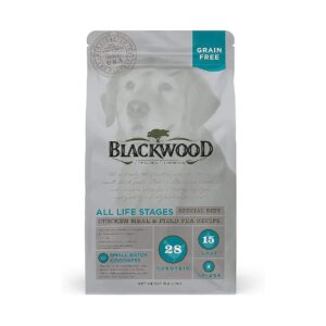 Wholesome Dog Food for All Life Stages with Chicken Meal, Field Pea, and Probiotics