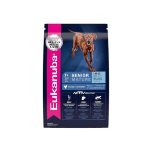 Wholesome Dry Dog Food for Large Breed Seniors with DHA and Glucosamine