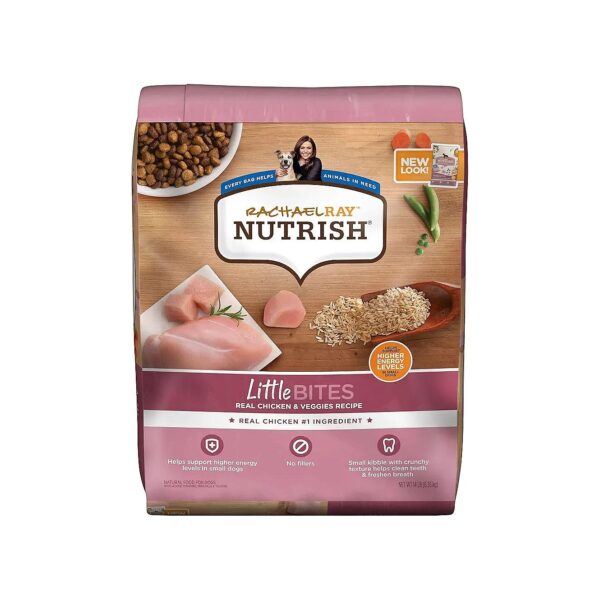 Wholesome Dry Dog Food for Small Breeds with Chicken, Veggies, and No Artificial Flavors