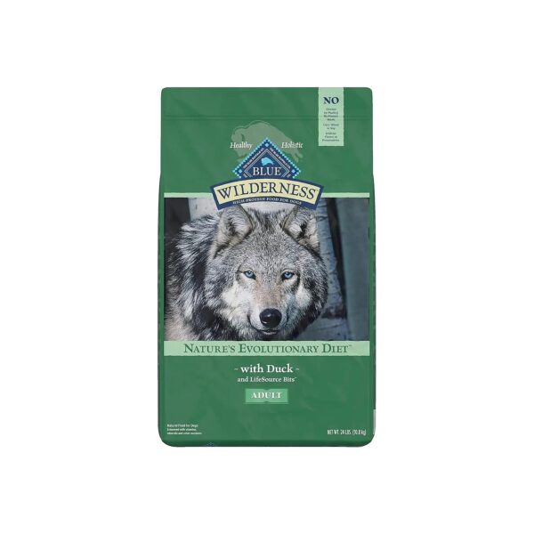 Wholesome Grain Free Dry Dog Food with Real Duck and Antioxidants