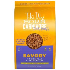 Wholesome Grain Free Kibble for Dogs of All Sizes with Chicken, Peas & Lentils Recipe