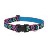 Wide Adjustable Floral Collar for Extra Large Dogs with Variety of Patterns