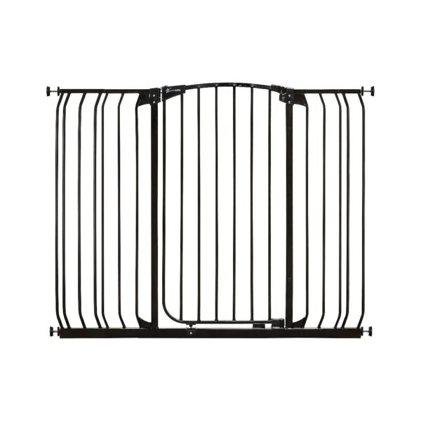 Wide Doorway Gate for Baby Safety with Pressure Mount and Auto-Close Features