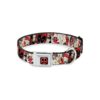 Wide Small Dog Collar Featuring Shooting/Targets Pattern