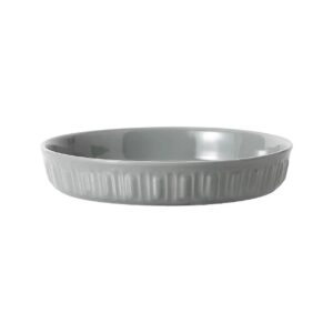 Wide and Flat Ceramic Dog Bowl for Multi Pet Families