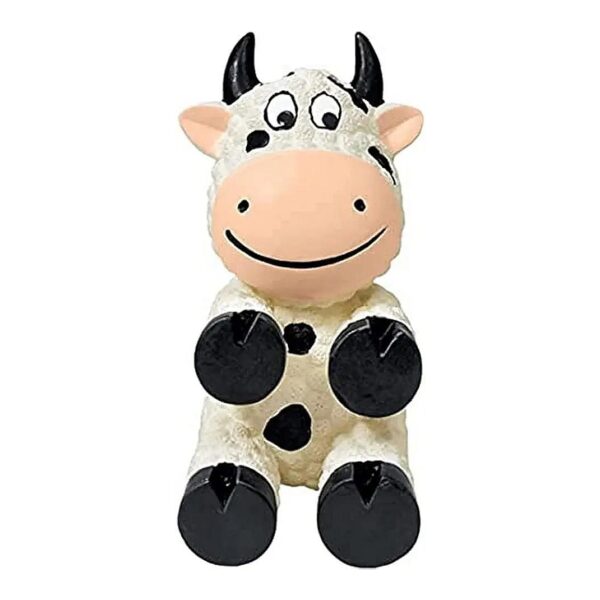 Wiggi Cow Dog Toy, Small, Soft and Textured for Small Breeds