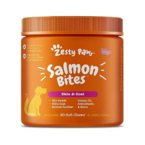 Wild Alaskan Salmon Oil Omega-3 for Dogs with Arthritis Relief and Skin Health