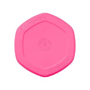 Wild Berry Scented Frisbee for Dogs with Ergonomic Design and Textured Lick Mat