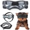 Wind, Dust, and UV Protection Black Dog Sunglasses for Small Dogs