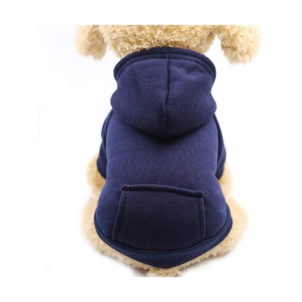 Winter Dog Clothing with Hood and Pockets for Small Dogs