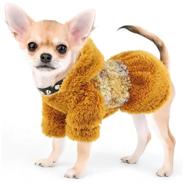 Winter Dog Sweater for Small Dogs, Fleece Material, X-Small Size