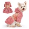 Winter Dog Sweaters for Small Dogs Girl Cute Pet Dress