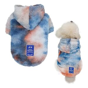 Winter Dog Sweaters with Hood and Zipper for Small Breed Dogs