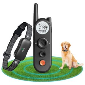 Wireless 6100ft Electric Dog Fence with Remote and 365 Day Battery Life