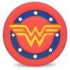 Wonder Woman Star Logo Vinyl Squeaky Dog Toy for Small to Medium-Sized Dogs