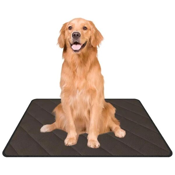 Wood Coffee Anti Slip Dog Crate Bed Mat with Easy Fold Carry for Crate Kennel Bed