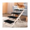 Wooden Adjustable Pet Stairs for Small and Large Dogs