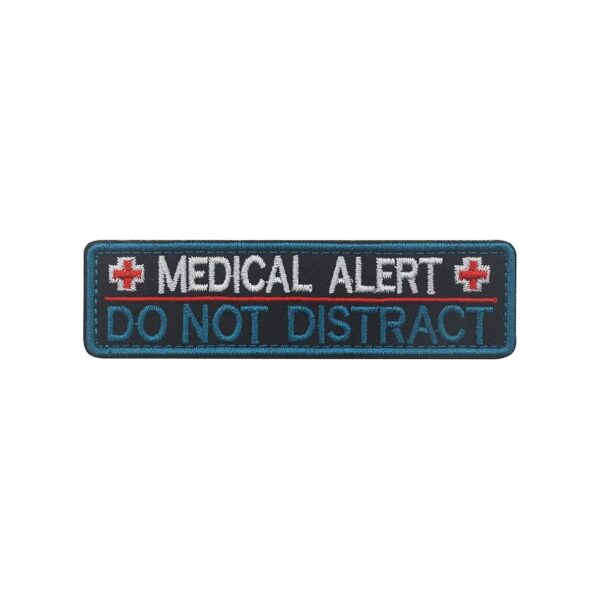 Working Dog Medical Alert Symbol Embroidered Patch for Tactical Vests Harnesses