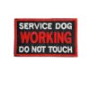 Working Embroidered Patch for Tactical Dog Vests and Gear