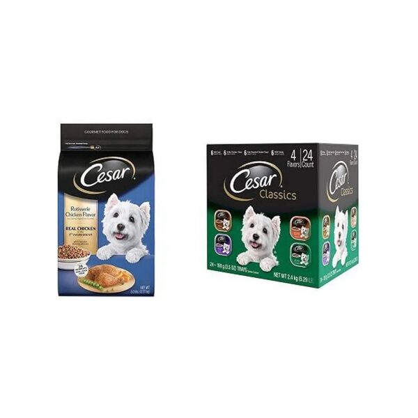 World-Class Adult Dog Food Variety Pack with Spring Vegetables and Classic Cuts Poultry