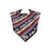 Woven Polyester Dog Bandana with Colorful Graphic Prints and Rugged Durability