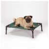 X-Large Dog Cot With Customizable Coverage and Spring-Lock Assembly for Easy Portability