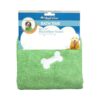 X-Large Dogs with Green Microfiber Towel