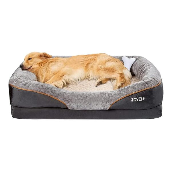 X-Large Memory Foam Dog Bed with Removable Washable Cover for Senior Dogs