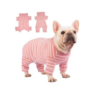 X-Large Pink Dog Dog Surgery Recovery Suit for Shedding Skin Disease Wound Protection