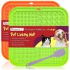 X Large Size Slow Feeding Lick Mat for Dogs with Suction Cups for Reducing Anxiety