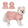 X-Small, Lightweight, Outdoor Dog Dress for Small Medium Dogs