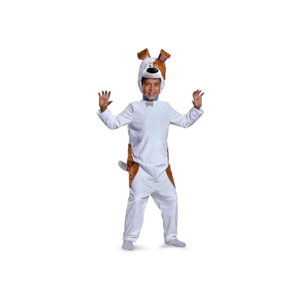 X Small Secret Life of Pets Jumpsuit Costume with Headpiece and Dog Tag for Puppies