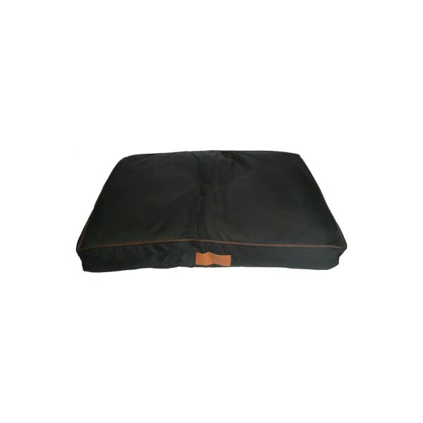 XL Black Dog Bed with Removable Waterproof Outer Cover and Breathable Insulation