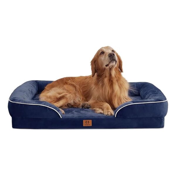 XL Foam Dog Bed Orthopedic Supportive Comfort for Extra Large Dogs up to 90 lbs