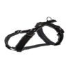 XL Size Trekking Harness in Black Graphite Pattern for Large Dogs