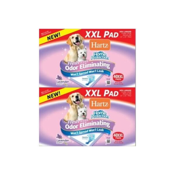 XXL Pet Odor Eliminating Dog Pads with Lavender 80 Count