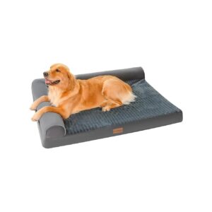 XXLarge Dog Bed with Waterproof Liner and Washable Cover for Large Breeds with Seniors