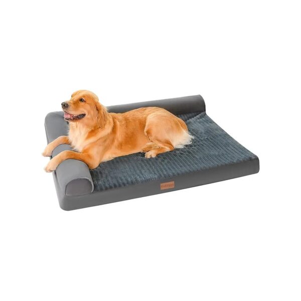 XXLarge Dog Bed with Waterproof Liner and Washable Cover for Large Breeds with Seniors