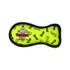 Yellow Bones Fish Dog Toy for Large Breeds with Soft and Squeaky Design