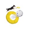 Yellow Dog Tennis Ball and Flying Disc Toy for Fetch, Catch, and Tug of War