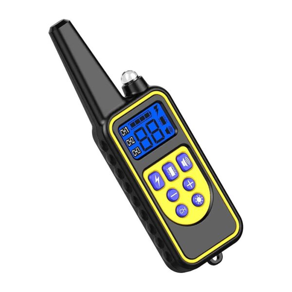 Yellow Dog Training Collar Transmitter with 4 Training Modes and Customization