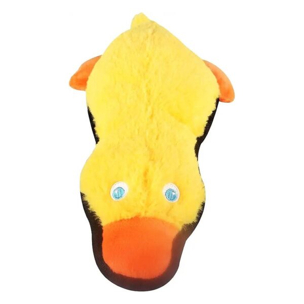 Yellow Duck Squeaky Plush Dog Toy for Small Medium Large Breed Dogs