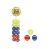 Yellow Red Blue Felt Balls for Puppies Cats 12 Pack Small Tennis